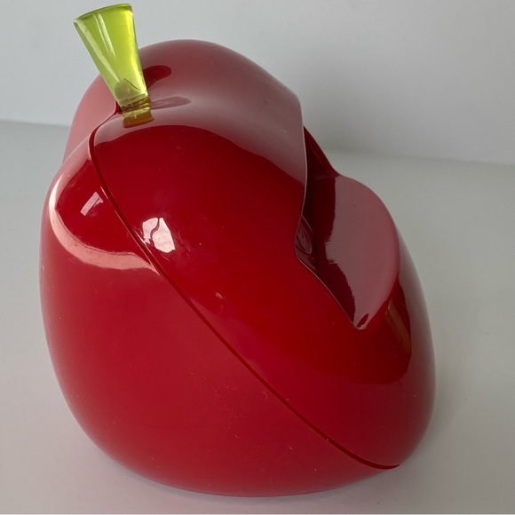 Post-It Note Dispenser Red Apple Pop-Up for 3x3 inch Notes Teacher School EUC - Picture 3 of 12